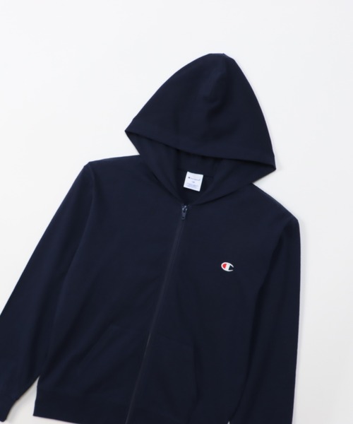 Champion（チャンピオン）の「【Champion/チャンピオン】キッズ ベーシック ジップフーデッドシャツ（パーカー・キッズ・ゴールド/ネイビー/ブラック/グレー・160/150/140/130/120/100/110）」の10枚目の写真