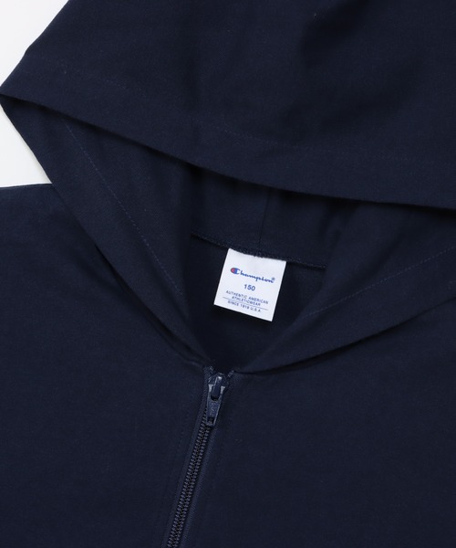 Champion（チャンピオン）の「【Champion/チャンピオン】キッズ ベーシック ジップフーデッドシャツ（パーカー・キッズ・ゴールド/ネイビー/ブラック/グレー・160/150/140/130/120/100/110）」の11枚目の写真