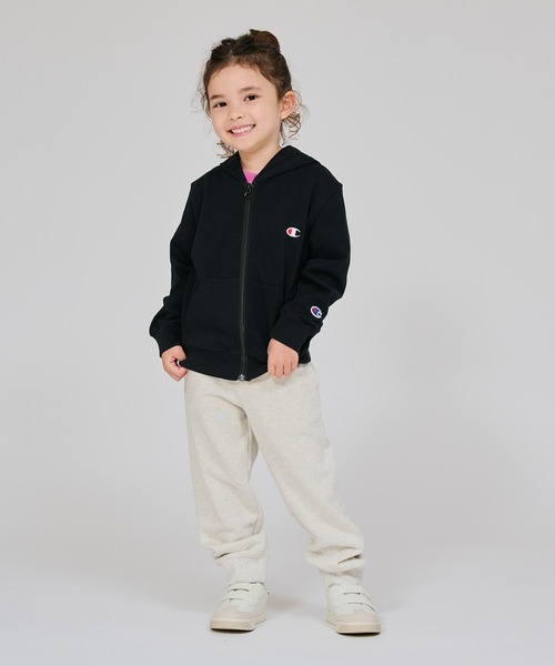 Champion(チャンピオン)の「【Champion/チャンピオン】キッズ ベーシック ジップフーデッドシャツ(パーカー・キッズ・ゴールド/ネイビー/ブラック/グレー・160/150/140/130/120/100/110)」の8枚目の写真