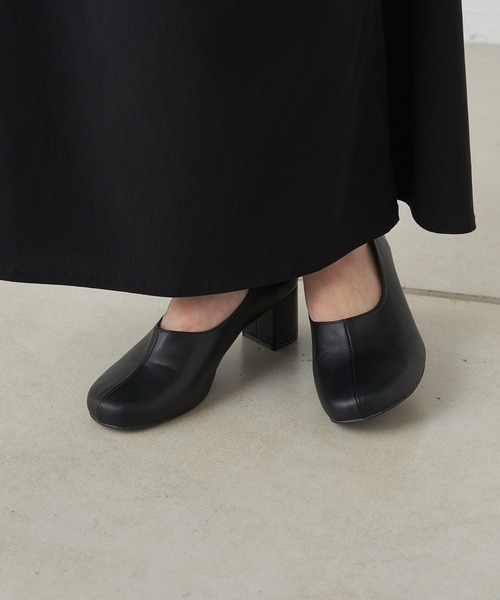 Omekashi(オメカシ)の「ラウンドトゥパンプス(パンプス・レディース・ブラック/ベージュ・38/36/37)」の4枚目の写真