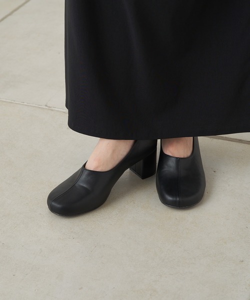 Omekashi(オメカシ)の「ラウンドトゥパンプス(パンプス・レディース・ブラック/ベージュ・38/36/37)」の7枚目の写真