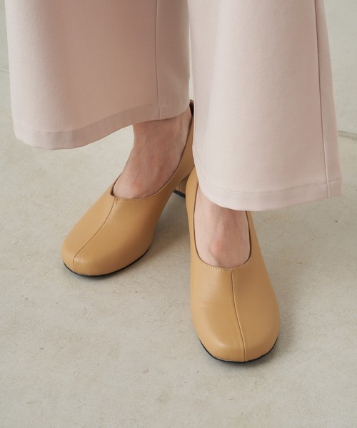 Omekashi(オメカシ)の「ラウンドトゥパンプス(パンプス・レディース・ブラック/ベージュ・38/36/37)」の6枚目の写真