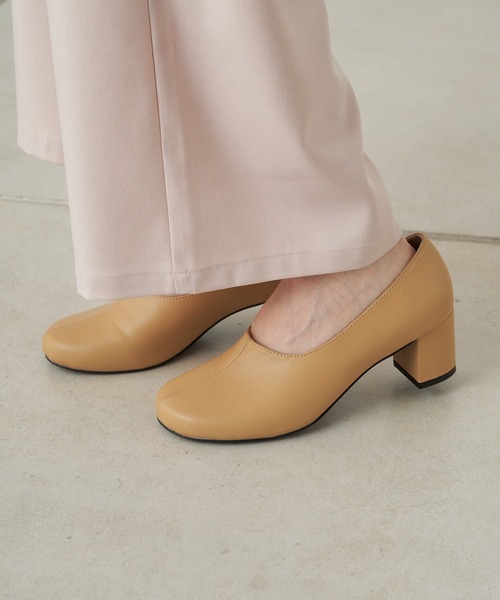 Omekashi(オメカシ)の「ラウンドトゥパンプス(パンプス・レディース・ブラック/ベージュ・38/36/37)」の3枚目の写真