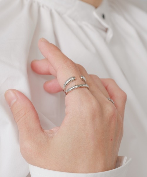 BIRTHDAY BAR(バースデイバー)の「Bold Double Ring(リング・レディース・シルバー・フリー)」の5枚目の写真