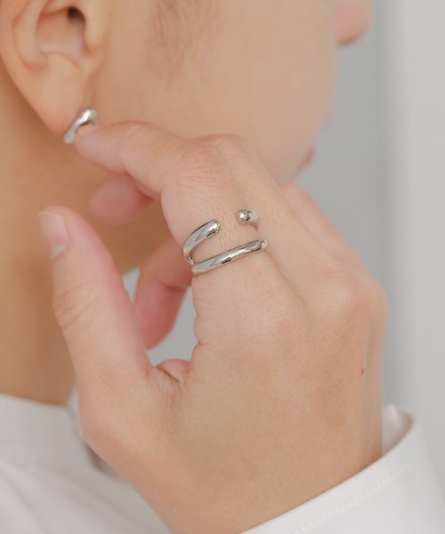 BIRTHDAY BAR(バースデイバー)の「Bold Double Ring(リング・レディース・シルバー・フリー)」の4枚目の写真