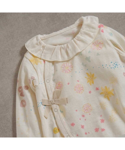 NAOMI ITO（ナオミイトウ）の「【NAOMI ITO】薄手の 2wayドレス 50～70cm アメザイク（ロンパース・キッズ・ピンク系その他・50-70cm）」の4枚目の写真