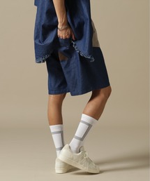 【WEB&DEPOT限定】WHITELAND/ホワイトランド/OWL/DENIM SHORTS/デニムショーツ