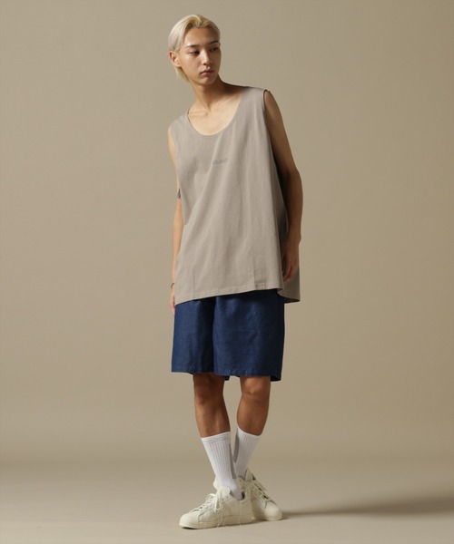 WHITELAND（ホワイトランド）の「【WEB&DEPOT限定】WHITELAND/ホワイトランド/OWL/DENIM SHORTS/デニムショーツ（デニムパンツ・メンズ・インディゴブルー/ブラック・L/M）」の7枚目の写真