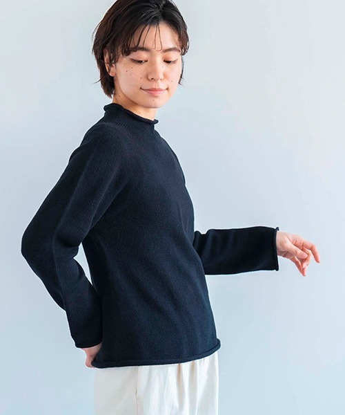 求心編みのボトルネックニット（ニット/セーター）｜DO Original（ドー