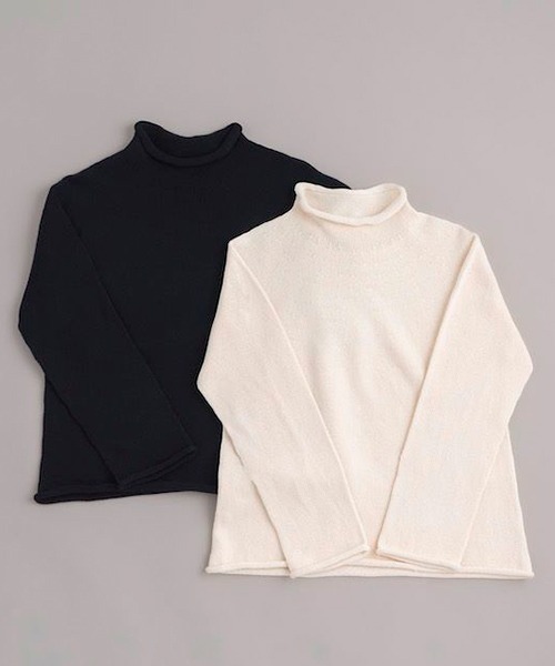 求心編みのボトルネックニット（ニット/セーター）｜DO Original（ドー