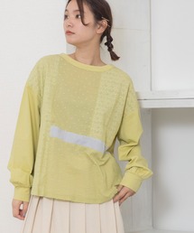 POU DOU DOU | 異素材ミックスプルオーバー(Tシャツ/カットソー)
