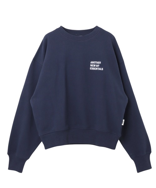 ANME（アンメ）の「【新色・新サイズ追加】ロゴ刺繍ANME裏毛スウェットトップス（スウェット・レディース・ネイビー/オートミール/ブラック/アイボリー/チャコールグレー/杢グレー/オフホワイト/ブラウン・M/XL/L/S）」の20枚目の写真