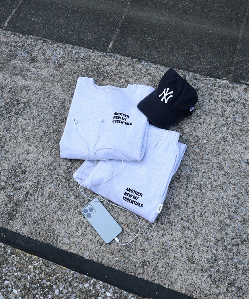 ANME（アンメ）の「【新色・新サイズ追加】ロゴ刺繍ANME裏毛スウェットトップス（スウェット・レディース・ネイビー/オートミール/ブラック/アイボリー/チャコールグレー/杢グレー/オフホワイト/ブラウン・M/XL/L/S）」の19枚目の写真