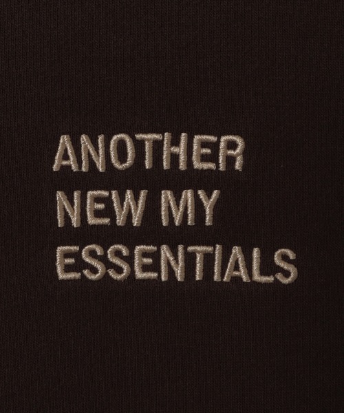 ANME（アンメ）の「【新色・新サイズ追加】ロゴ刺繍ANME裏毛スウェットトップス（スウェット・レディース・ネイビー/オートミール/ブラック/アイボリー/チャコールグレー/杢グレー/オフホワイト/ブラウン・M/XL/L/S）」の18枚目の写真