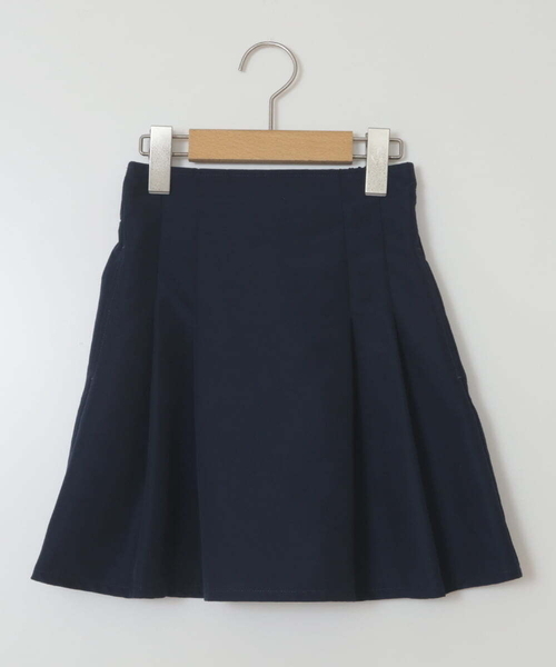 a.v.v（アーヴェヴェ）の「[140-150]【セットアップ対応】ハイウエストタックスカート（スカート・キッズ・ベージュ/ネイビー・140/150）」の14枚目の写真
