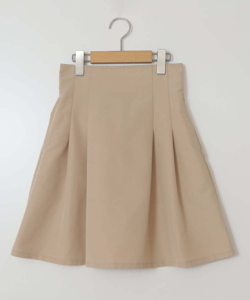 a.v.v（アーヴェヴェ）の「[140-150]【セットアップ対応】ハイウエストタックスカート（スカート・キッズ・ベージュ/ネイビー・140/150）」の13枚目の写真