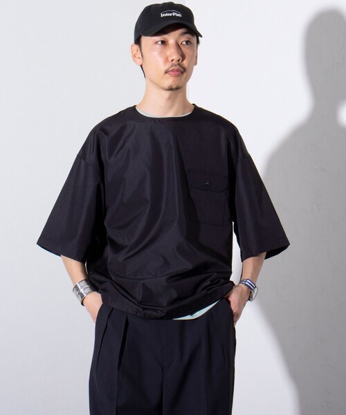 TAION(タイオン)の「【限定展開】【TAION/タイオン】ミリタリー Ripstop 半袖Tシャツ(Tシャツ/カットソー・メンズ・ブラウン/ネイビー/ブラック/セージグリーン・M/L/XL)」の2枚目の写真