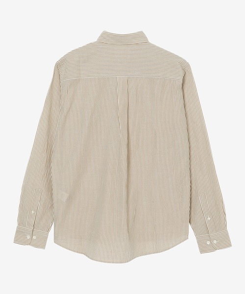 isabel marant étoile ストライプ 刺繍 ブラウス ISABEL MARANT（イザベルマラン）の「ロゴ刺繍ストライプシャツ