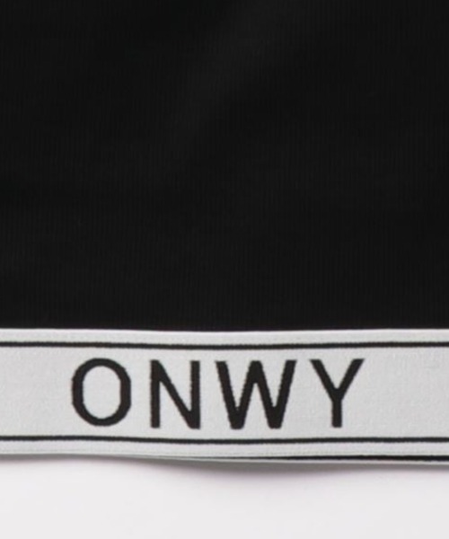 one way（ワンウェイ）の「ONWYロゴタンク / カップ付き（タンクトップ・レディース・ホワイト×ブラック/ブラック/ホワイト・FREE）」の13枚目の写真