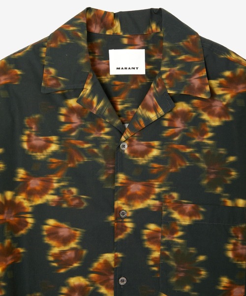 ISABEL MARANT（イザベルマラン）の「半袖シャツ（シャツ/ブラウス・メンズ・ホワイト×ブルー/グリーン系・S/M/L）」の5枚目の写真