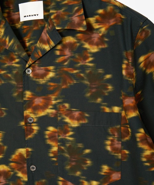 ISABEL MARANT（イザベルマラン）の「半袖シャツ（シャツ/ブラウス・メンズ・ホワイト×ブルー/グリーン系・S/M/L）」の6枚目の写真