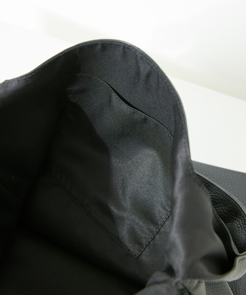 Firsthand(ファーストハンド)の「Firsthand/ファーストハンド Leather Marche Bag / レザーマルシェ / 牛革 / 本革(トートバッグ・メンズ・ブラック・ONE SIZE)」の5枚目の写真