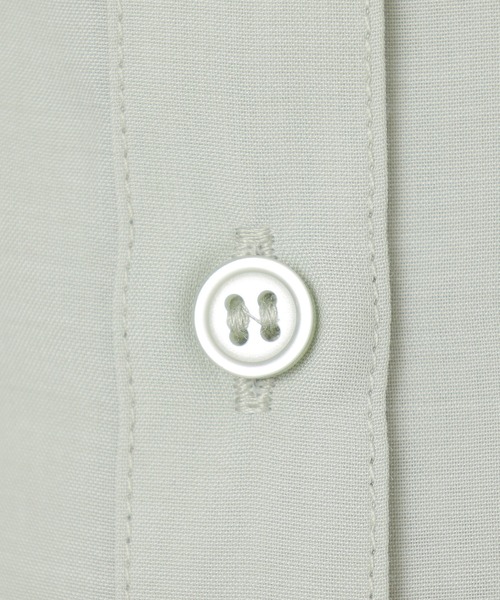 Honeys（ハニーズ）の「シアーシャツ（シャツ/ブラウス・レディース・ホワイト/ライトカーキ/ブラック/グレイッシュベージュ/サックスブルー/ピンク/ブラウン/ブルー/チャコールグレー・M/S/LL/L）」の18枚目の写真