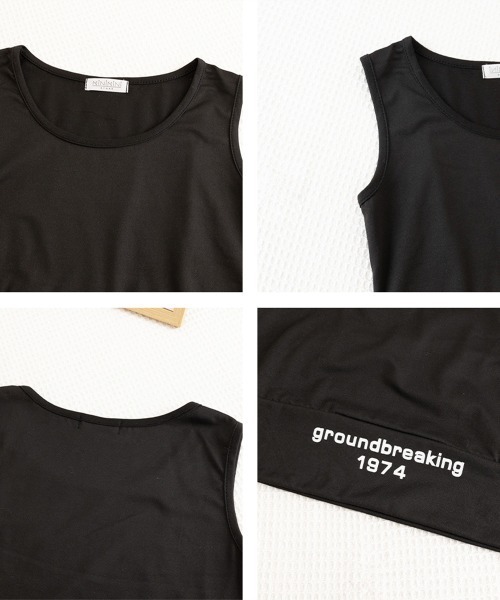 Miniministore(ミニミニストア)の「ヘソ出しtシャツ タンクトップ 韓国(Tシャツ/カットソー・レディース・ホワイト×ブラック・M/XL/L)」の8枚目の写真