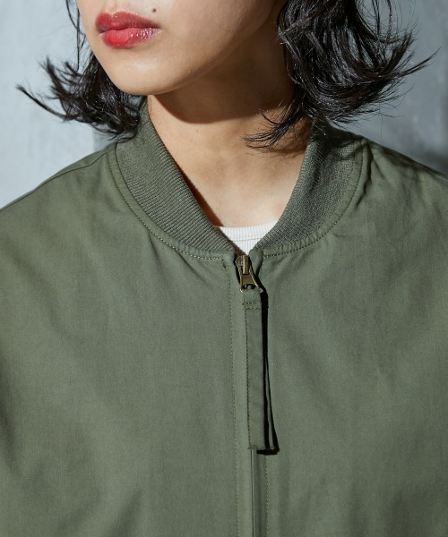 GEVS.(ジェイヴィス)の「<大きいサイズ> MA‐1ジレ GEVS.(ベスト・レディース・カーキ/ブラック・LL/3L/4L/5L/L)」の19枚目の写真