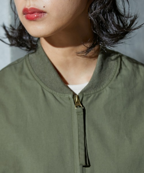 GEVS.(ジェイヴィス)の「<大きいサイズ> MA‐1ジレ GEVS.(ベスト・レディース・カーキ/ブラック・LL/3L/4L/5L/L)」の20枚目の写真