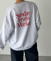 CANAL JEAN | El mar(エルマール) "Sunday Fruits Market"トレーナー(スウェット)
