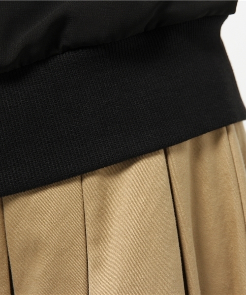 CAPRICIEUX LE'MAGE（カプリシューレマージュ）の「シフォンMA-1（ブルゾン・レディース・ホワイト/グリーン/ブラック・FREE）」の10枚目の写真