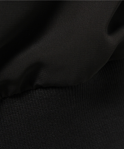 CAPRICIEUX LE'MAGE（カプリシューレマージュ）の「シフォンMA-1（ブルゾン・レディース・ホワイト/グリーン/ブラック・FREE）」の5枚目の写真