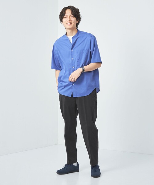 green label relaxing(グリーンレーベルリラクシング)の「WONDER CLOTH ワイド ユーティリティ―パンツ イージーパンツ -ストレッチ・接触冷感-(その他パンツ・メンズ・ブラック/ダークグレー・S/M/L/XL)」の8枚目の写真