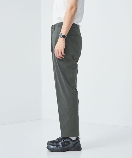 green label relaxing(グリーンレーベルリラクシング)の「WONDER CLOTH ワイド ユーティリティ―パンツ イージーパンツ -ストレッチ・接触冷感-(その他パンツ・メンズ・ブラック/ダークグレー・S/M/L/XL)」の12枚目の写真