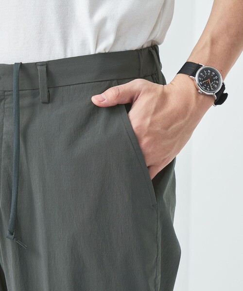 green label relaxing(グリーンレーベルリラクシング)の「WONDER CLOTH ワイド ユーティリティ―パンツ イージーパンツ -ストレッチ・接触冷感-(その他パンツ・メンズ・ブラック/ダークグレー・S/M/L/XL)」の15枚目の写真