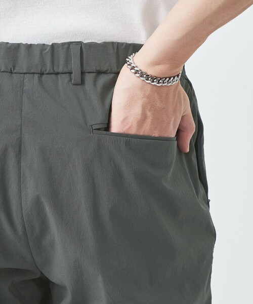 green label relaxing(グリーンレーベルリラクシング)の「WONDER CLOTH ワイド ユーティリティ―パンツ イージーパンツ -ストレッチ・接触冷感-(その他パンツ・メンズ・ブラック/ダークグレー・S/M/L/XL)」の16枚目の写真