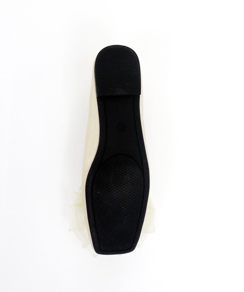 BLUEEAST(ブルーイースト)の「オーガンジーリボンパンプス(パンプス・レディース・ブラック/アイボリー・LARGE/MEDIUM)」の10枚目の写真