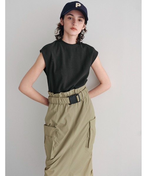 emmi（エミ）の「emmi×PARKS PROJECT オーガニックコットンキャップ（キャップ・レディース・ネイビー/ベージュ・FREE）」の3枚目の写真