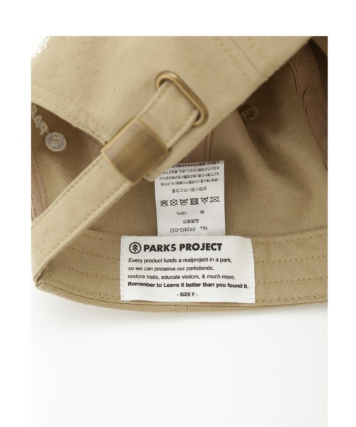 emmi（エミ）の「emmi×PARKS PROJECT オーガニックコットンキャップ（キャップ・レディース・ネイビー/ベージュ・FREE）」の8枚目の写真