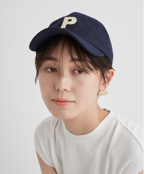 emmi（エミ）の「emmi×PARKS PROJECT オーガニックコットンキャップ（キャップ・レディース・ネイビー/ベージュ・FREE）」の4枚目の写真