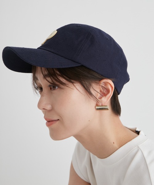 emmi（エミ）の「emmi×PARKS PROJECT オーガニックコットンキャップ（キャップ・レディース・ネイビー/ベージュ・FREE）」の5枚目の写真