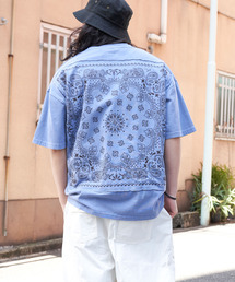 VENCEEXCHANGE（ヴァンスエクスチェンジ）の「ピグメントバンダナTシャツ（Tシャツ/カットソー・メンズ）」