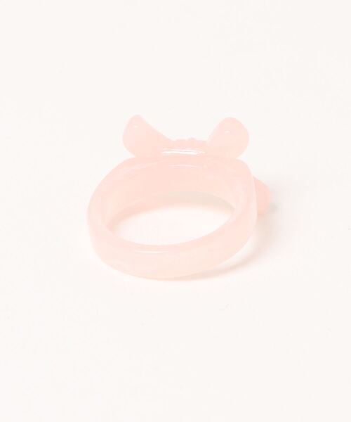 flower(フラワー)の「ジェリーリボンリング(リング・レディース・ピンク/アイボリー・FREE)」の3枚目の写真
