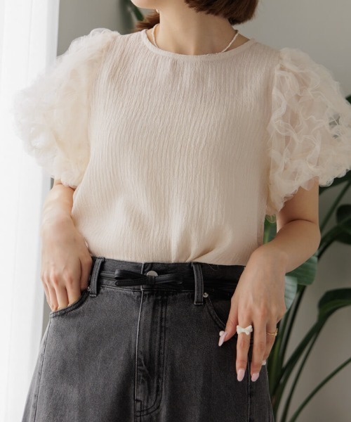 flower(フラワー)の「ジェリーリボンリング(リング・レディース・ピンク/アイボリー・FREE)」の11枚目の写真