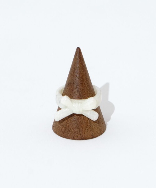 flower(フラワー)の「ジェリーリボンリング(リング・レディース・ピンク/アイボリー・FREE)」の16枚目の写真