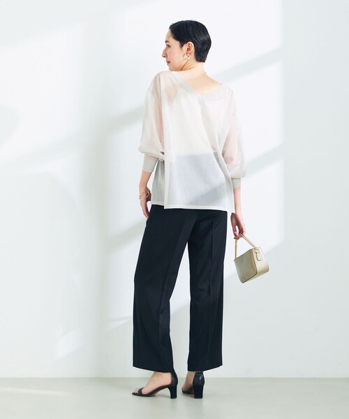 「NOLLEY'S Sophi」 Vネックニット 38 ライトブルー レディース NOLLEY'S Sophi 「NOLLEY'S Sophi」 Vネックニット 38 ライト