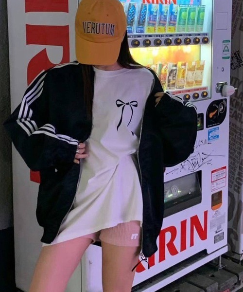 epine リボン tシャツ 新品 オンエアー ON AIR Kyne 0030 S/SL Tee Tシャツ WHITE