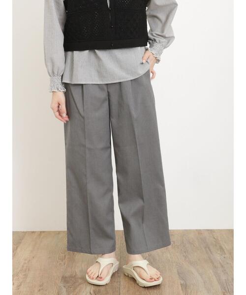 Samansa Mos2（サマンサ モスモス）の「◎スラックスパンツ（スラックス・レディース・ブラック/グレー/ベージュ/ブラウン・F）」の16枚目の写真