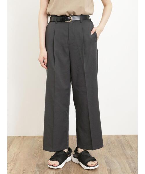 Samansa Mos2（サマンサ モスモス）の「◎スラックスパンツ（スラックス・レディース・ブラック/グレー/ベージュ/ブラウン・F）」の19枚目の写真